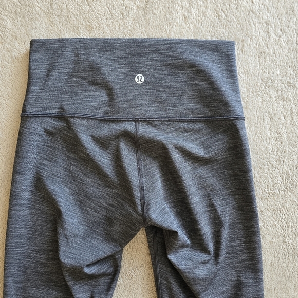 Lululemon Wunder Under Hi-Rise Tight Full-On Luxtreme 28" Heathered Black size 4 - Picture 7 of 11